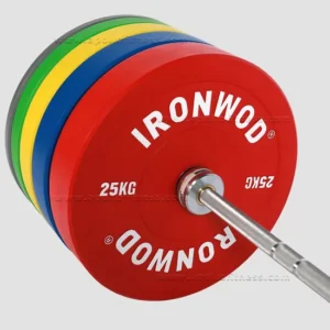 IronWod Standard Black Bumper Plate
