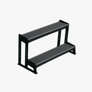 LeadStrong Double-Layer Kettlebell Rack