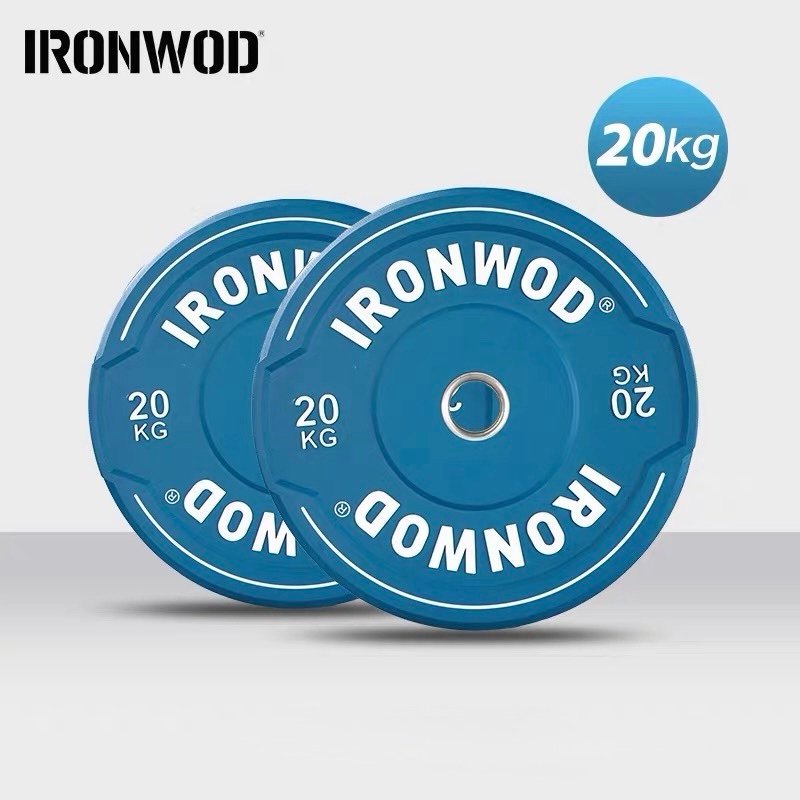 IRONWOD แผ่นน้ำหนักยางจับมือ สีสัน 5 IRONWOD แผ่นน้ำหนักยางจับมือ สีสัน - Image 5