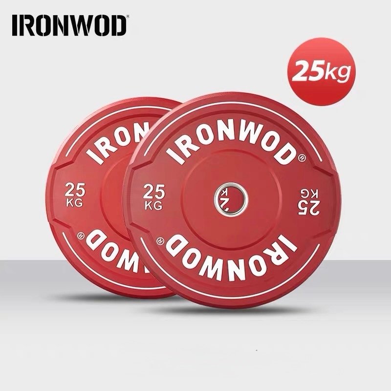 IRONWOD แผ่นน้ำหนักยางจับมือ สีสัน 6 IRONWOD แผ่นน้ำหนักยางจับมือ สีสัน - Image 6