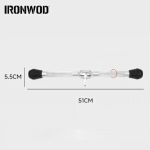 IronWod Short Straight Bar Pulldown Handle