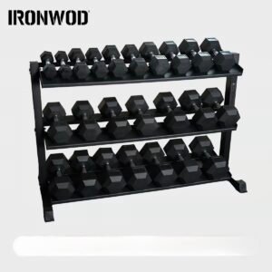 IRONWOD Three-Tier Dumbbell Rack