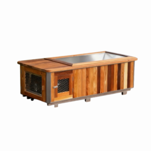 Cold Plunge Tub Ice Bath Cooler 215 x 90.7 x 72cm with Red Cedar